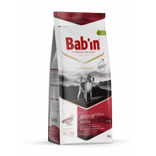 Croquettes chiens BAB'IN Signature Medium Adult 15kg